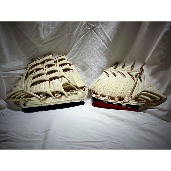 1995 Burwood Sailing Clipper Ships 3D Art - Picture 1 of 4